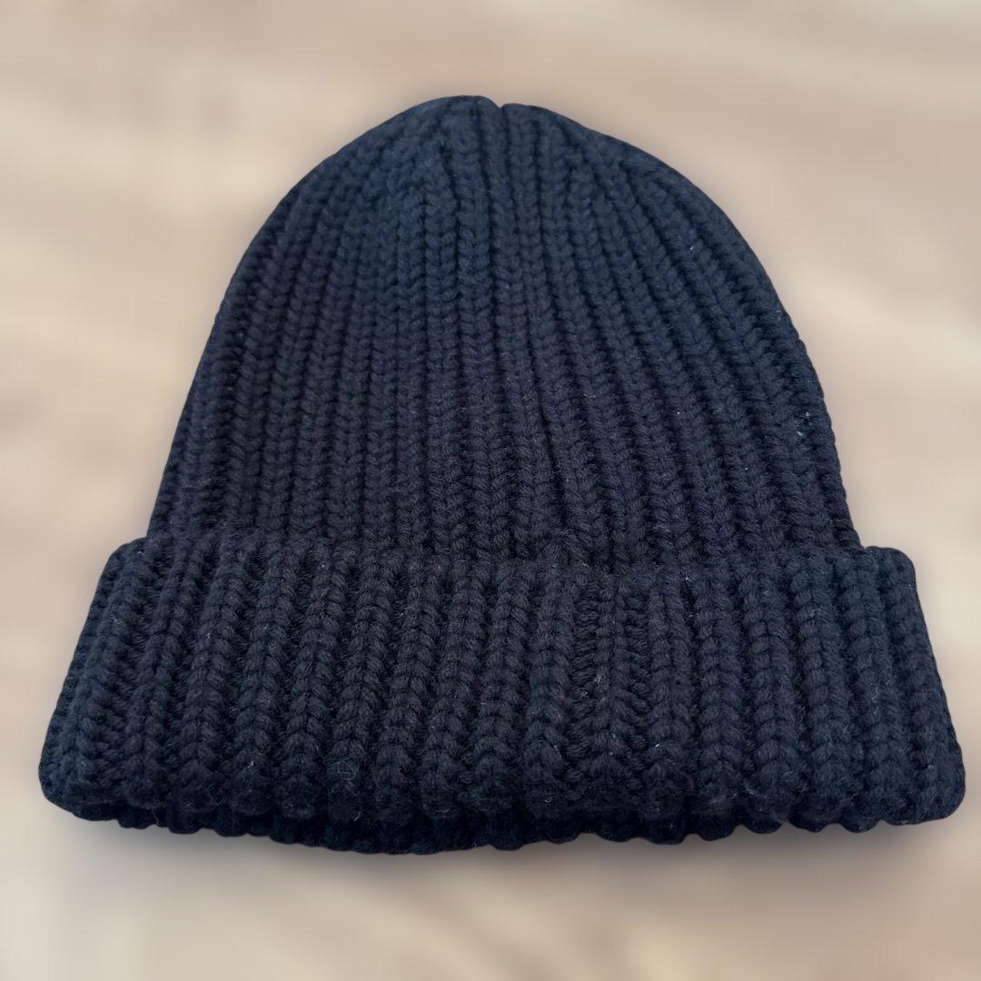 LOUIS VUITTON ルイヴィトンビーニー・オンリー ウールノワール黒