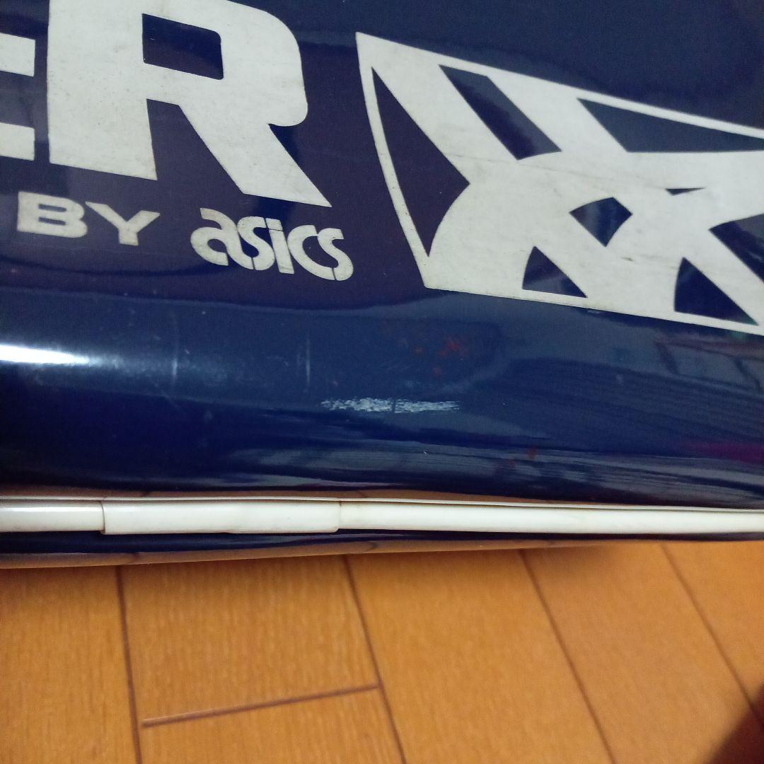 K*M様 asics TIGER エナメル ボストンバッグ ネイビー　ヴィンテー