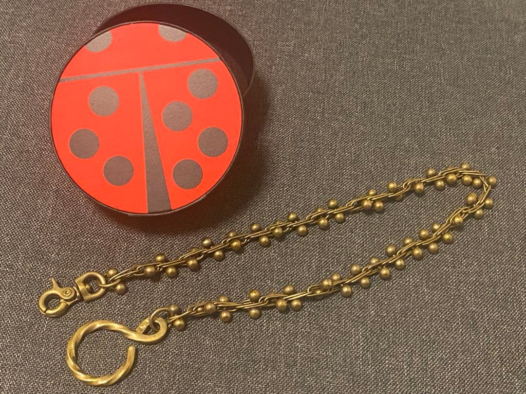 ガリトラップウォレットチェーンブラス