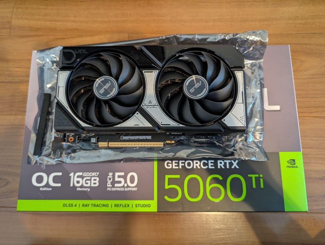 d*p様 ASUS GeForce RTX 5060 Ti 16GB OC