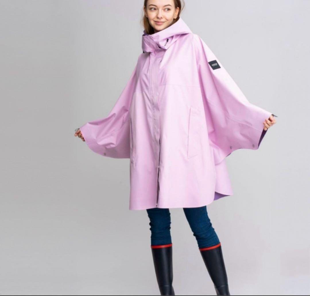 AIGLE エーグル レインポンチョ レインコート ピンク