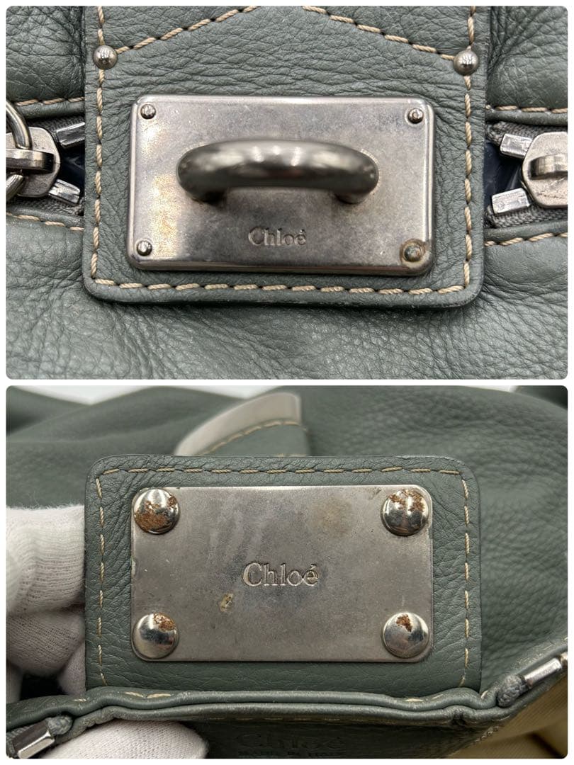 希少 Chloé クロエ パディントン 2wayハンドバッグ 南京錠