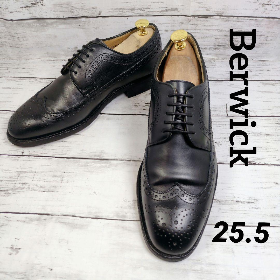 U*D様 【Berwick1707】バーウィック ウィングチップ ブラック 25