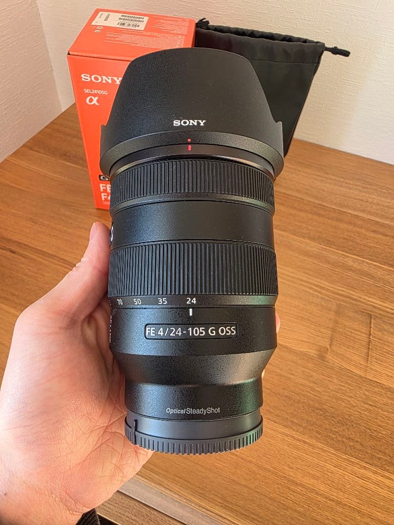 ソニーFE24−105MM F4Gレンズ