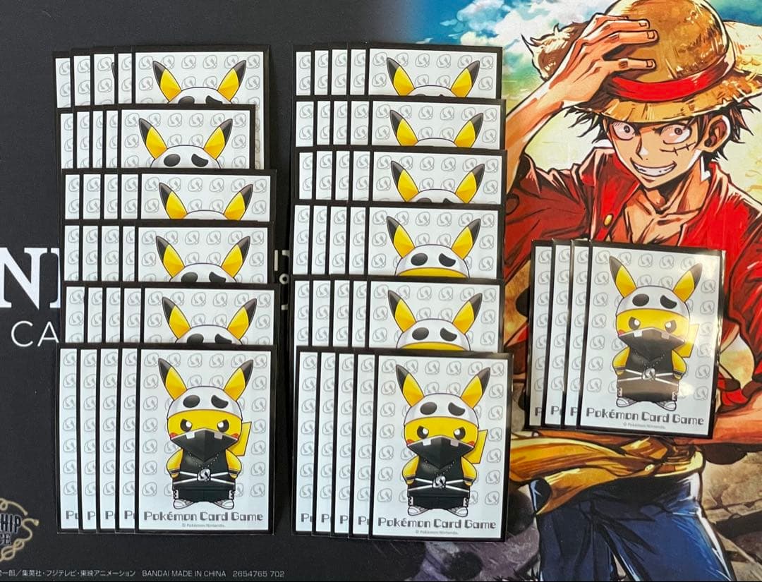 ポケモンカード　団員ごっこピカチュウ　スカル団　 スリーブ