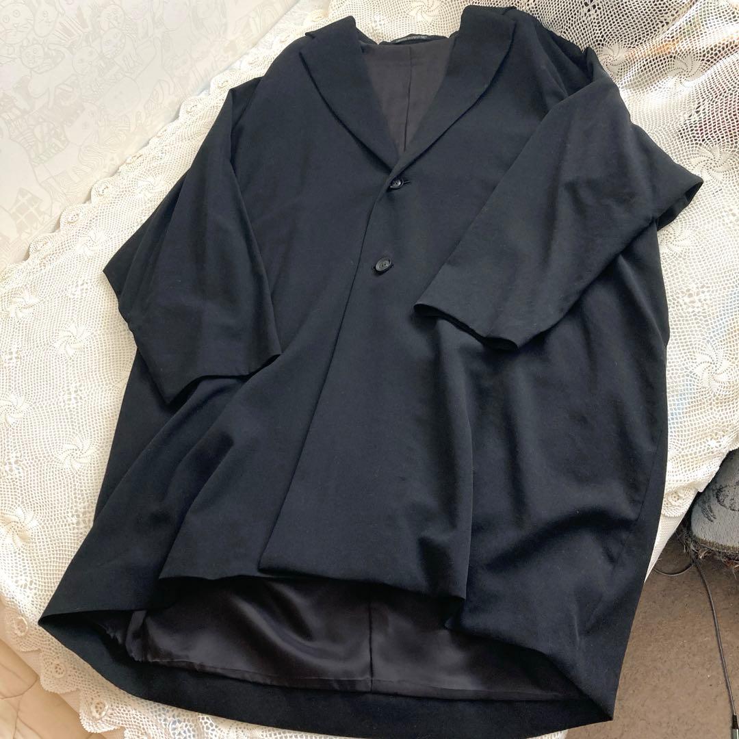 ヨウジヤマモト テーラードジャケット コート ブラック