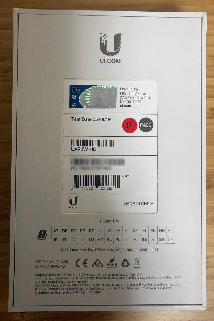 Ubiquiti UniFi ネットワーク機器4点セット