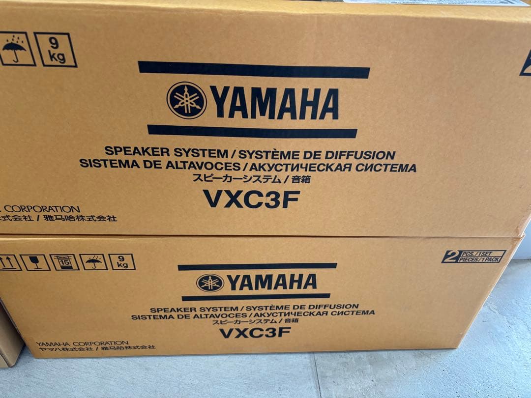 N*a様 YAMAHA VXC3F スピーカーシステム 4個 白