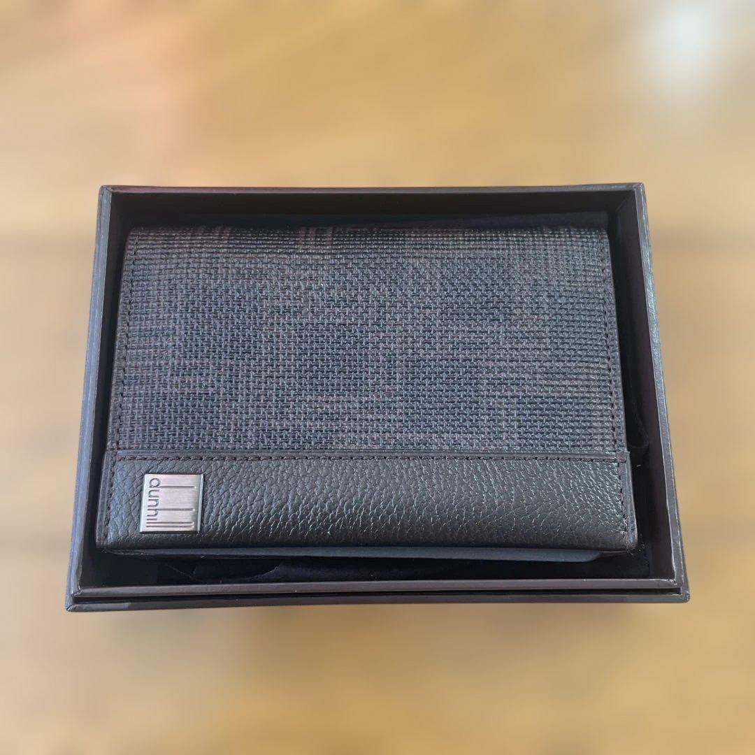 ⭐︎新品⭐︎ Dunhill ブラック レザー 名刺入れ