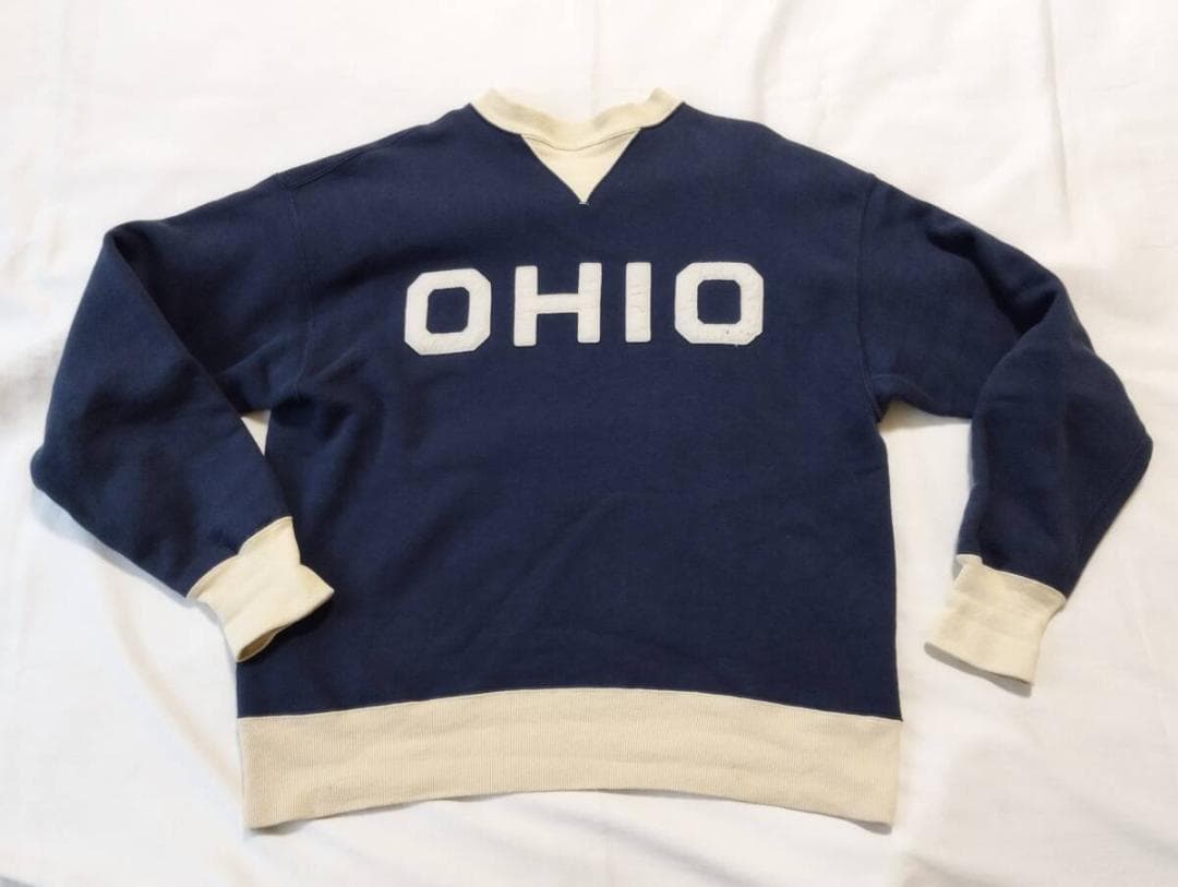 ウエアハウス 直営店限定 ツートーン両Vスウェットシャツ４２