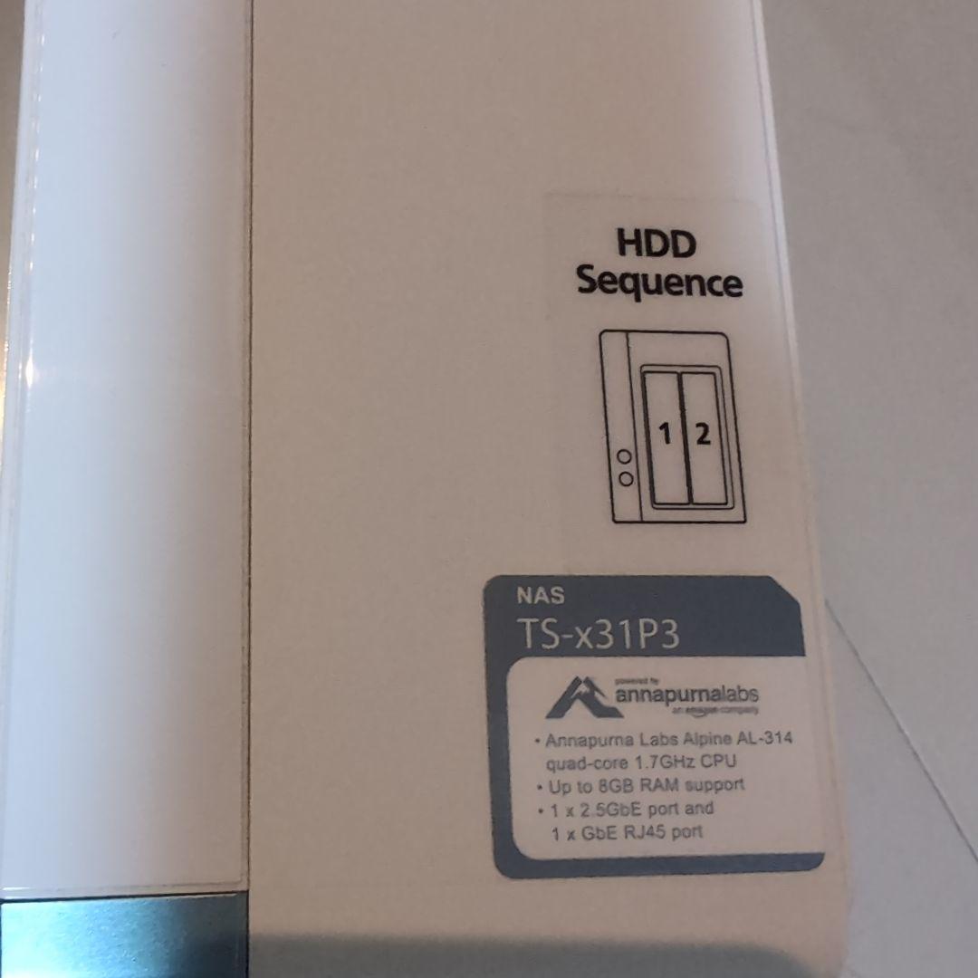 QNAP NAS 2ベイ USB 3.0