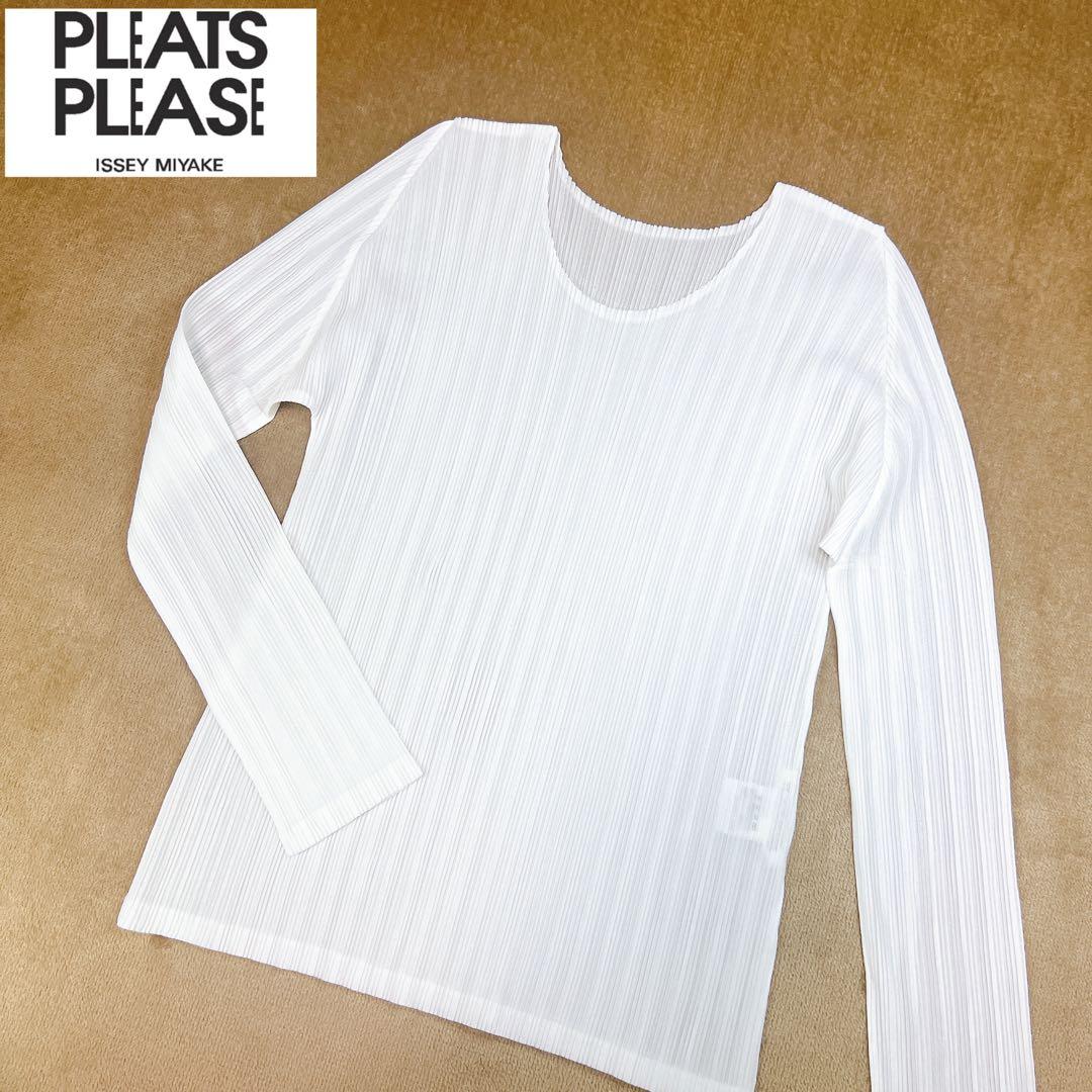 美品✨プリーツプリーズ 長袖カットソー サイズ03