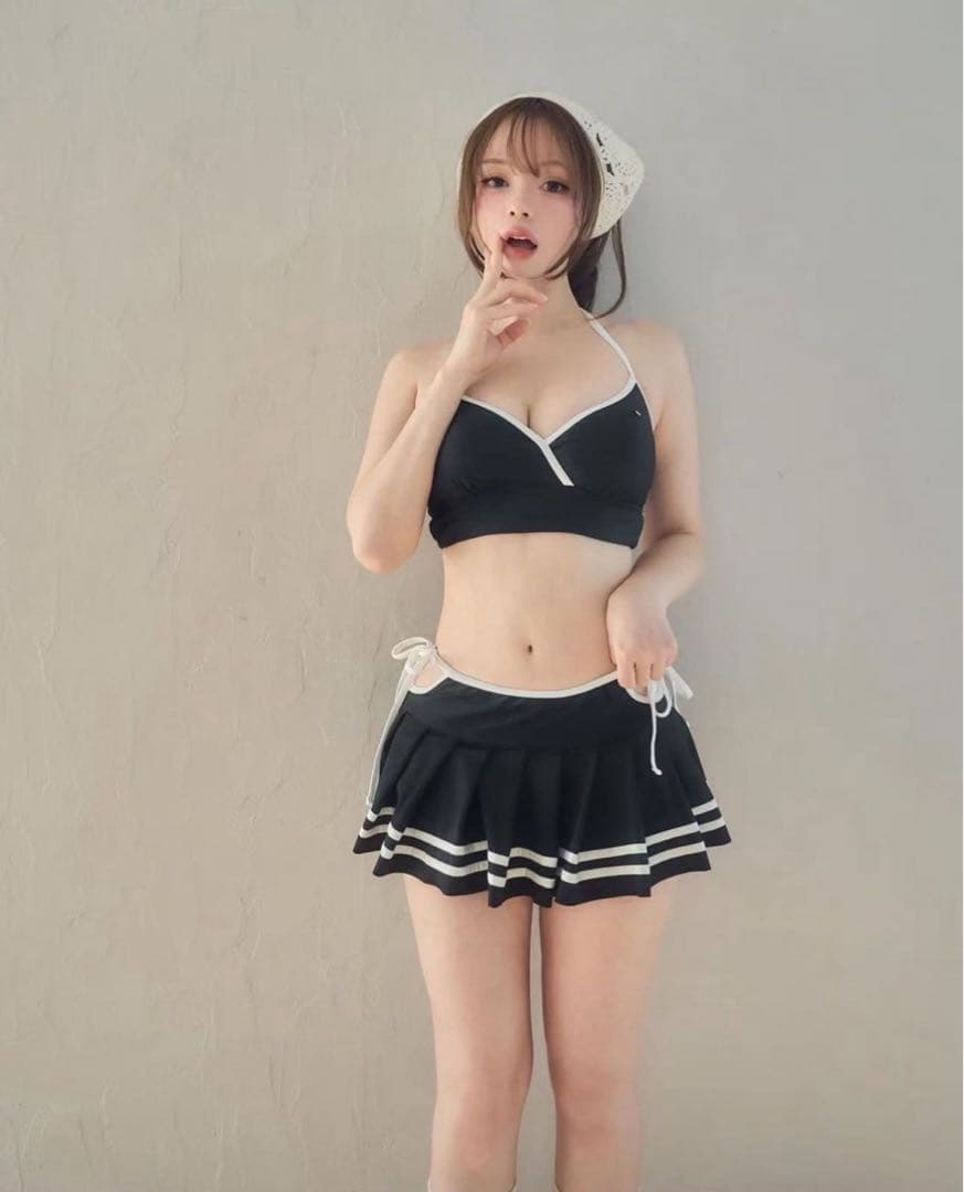 【即日発送】Coco pleats swimwear andmary