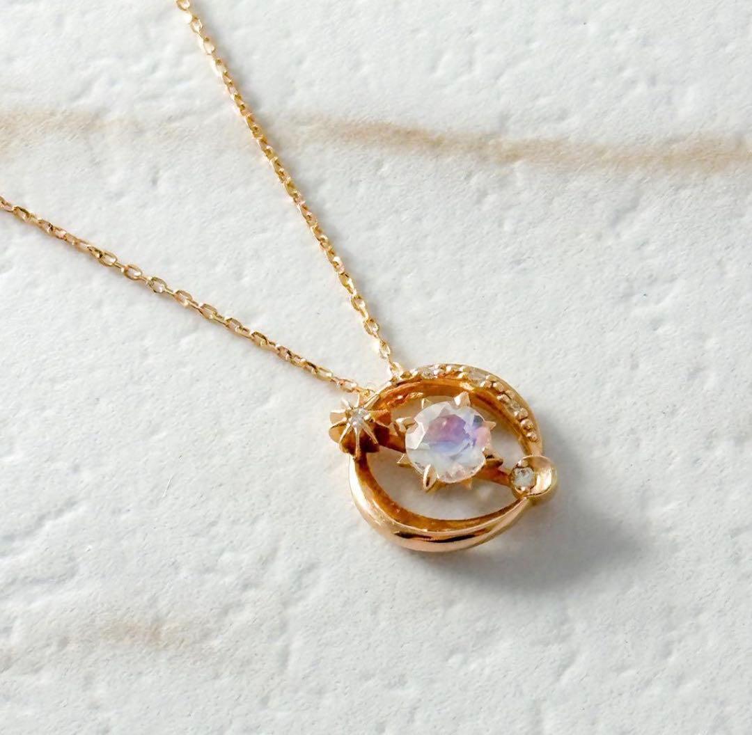 K18 ゴールドトーン ネックレス