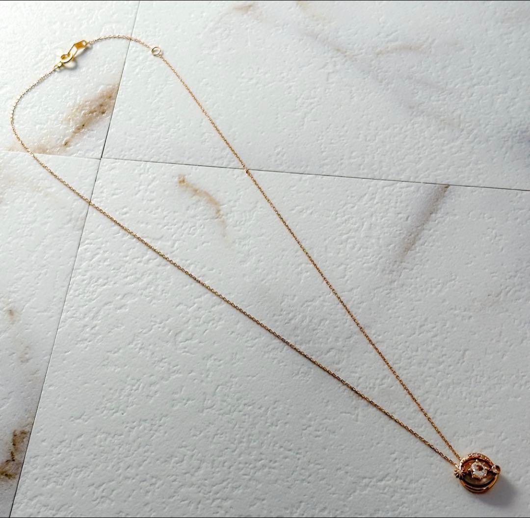 K18 ゴールドトーン ネックレス