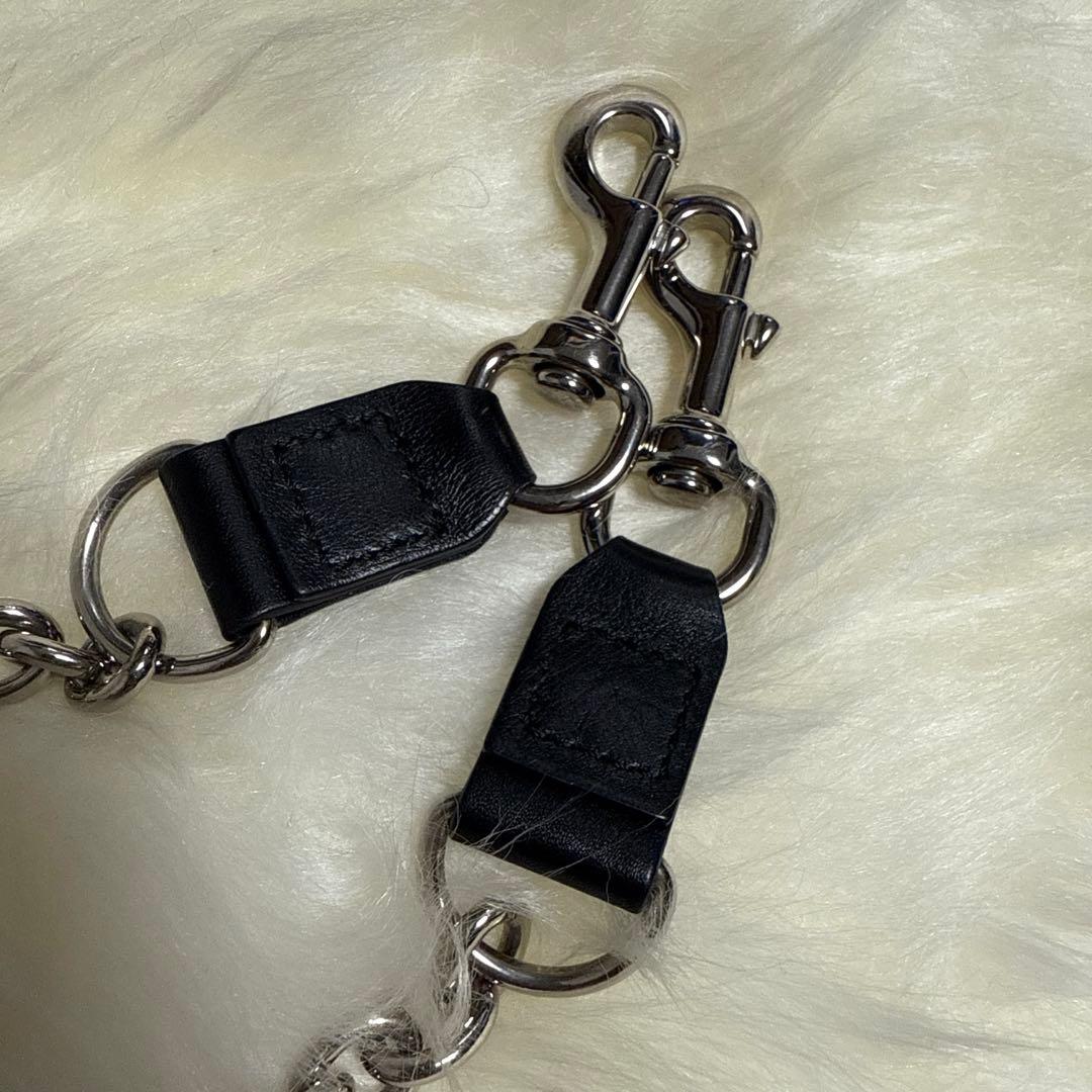 ♡GUCCI♡ウォレットチェーン⭐︎シルバーカラー×レザー⭐︎美品⭐︎