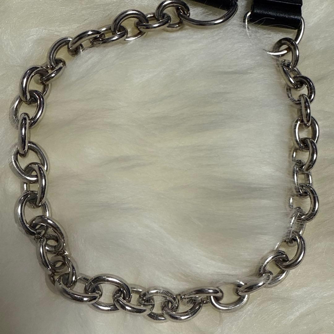 ♡GUCCI♡ウォレットチェーン⭐︎シルバーカラー×レザー⭐︎美品⭐︎