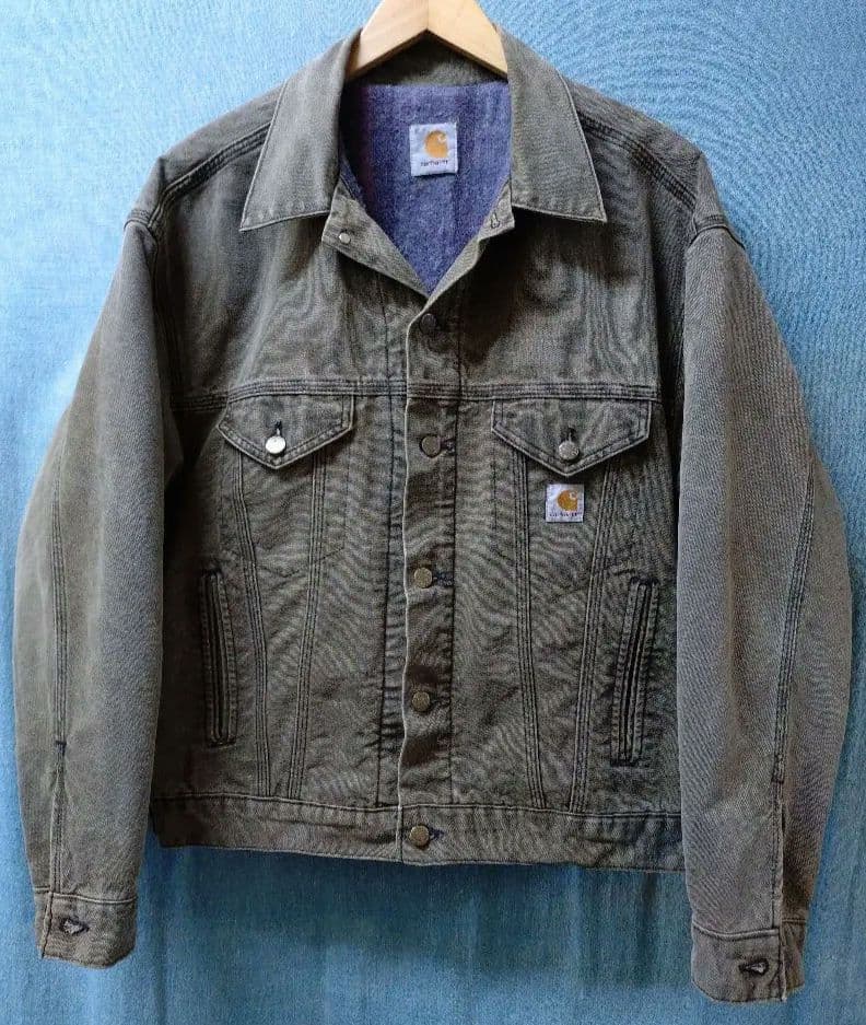 90s カーハート トラッカージャケット ブランケット L JB142 ?