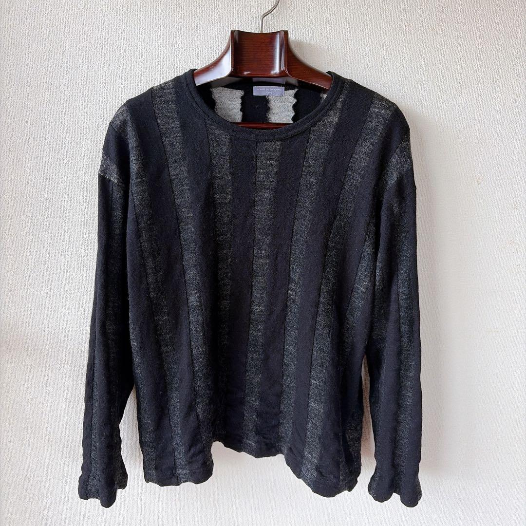 2000年 田中オム コムデギャルソンオム アーカイブ ストライプ リブニット