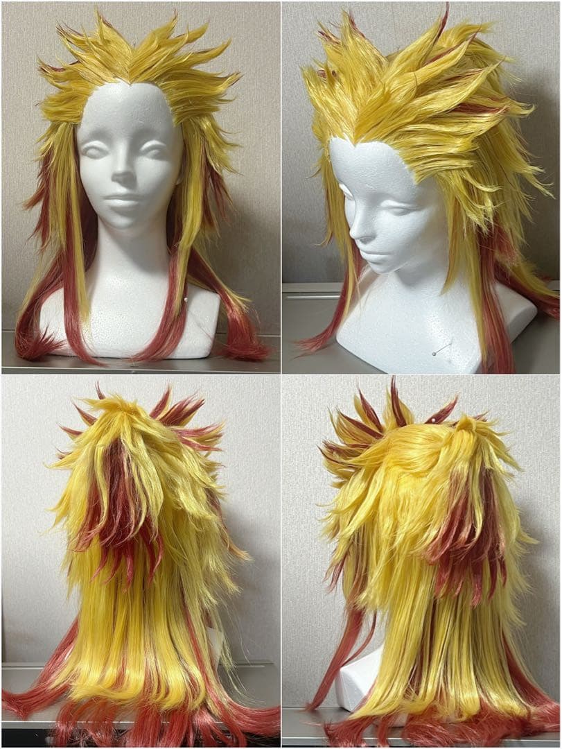 煉獄杏寿郎 ウィッグ 鬼滅の刃 コスプレ オーダー可能