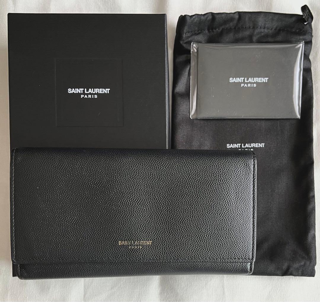 【美品/箱付き】サンローラン　長財布　SaintLaurent イブサンローラン