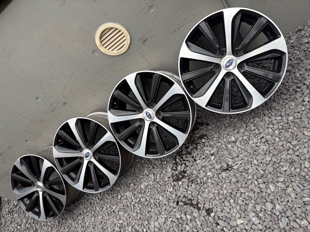 専用❗️スバルレガシィB4純正18インチアルミホイール☆流用可能品❗️