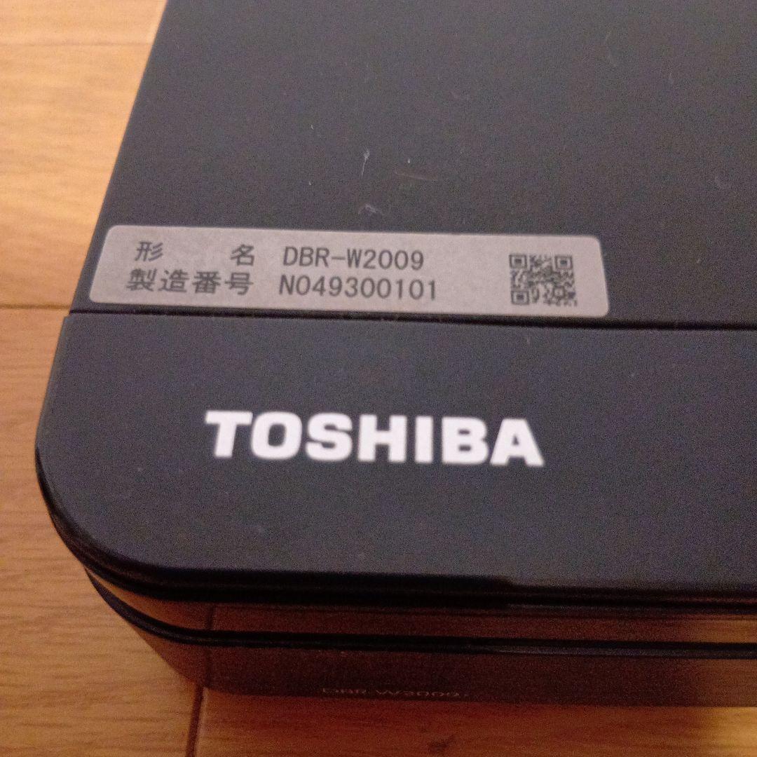 TOSHIBA ブルーレイレコーダー　 容量２テラ