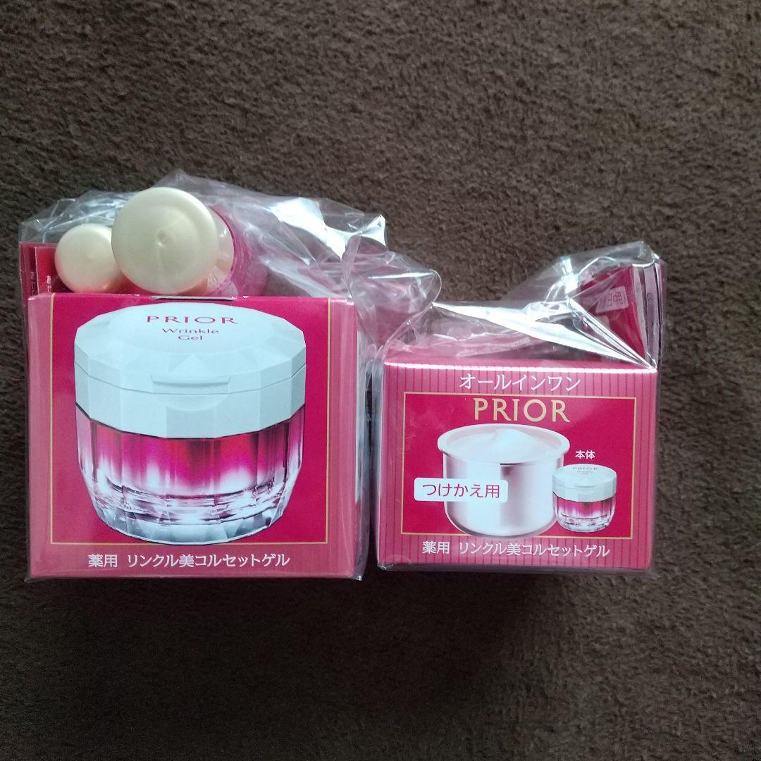 PRIOR 薬用リンクル美コルセットゲル 本体 付け替えセット