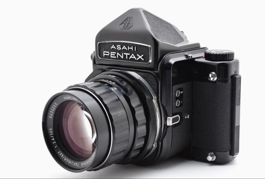 【美品】ペンタックス Pentax 6x7 中判 105mm f2.4 レンズ