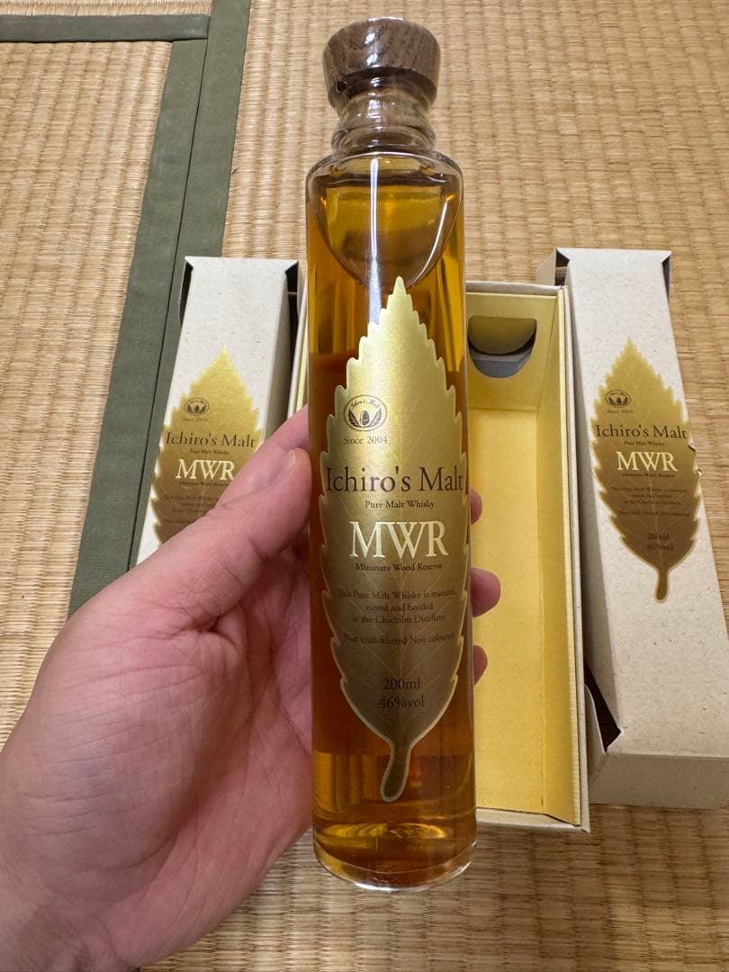 イチローズモルト ミズナラウッドリザーブ (MWR) 200mlの2本セット