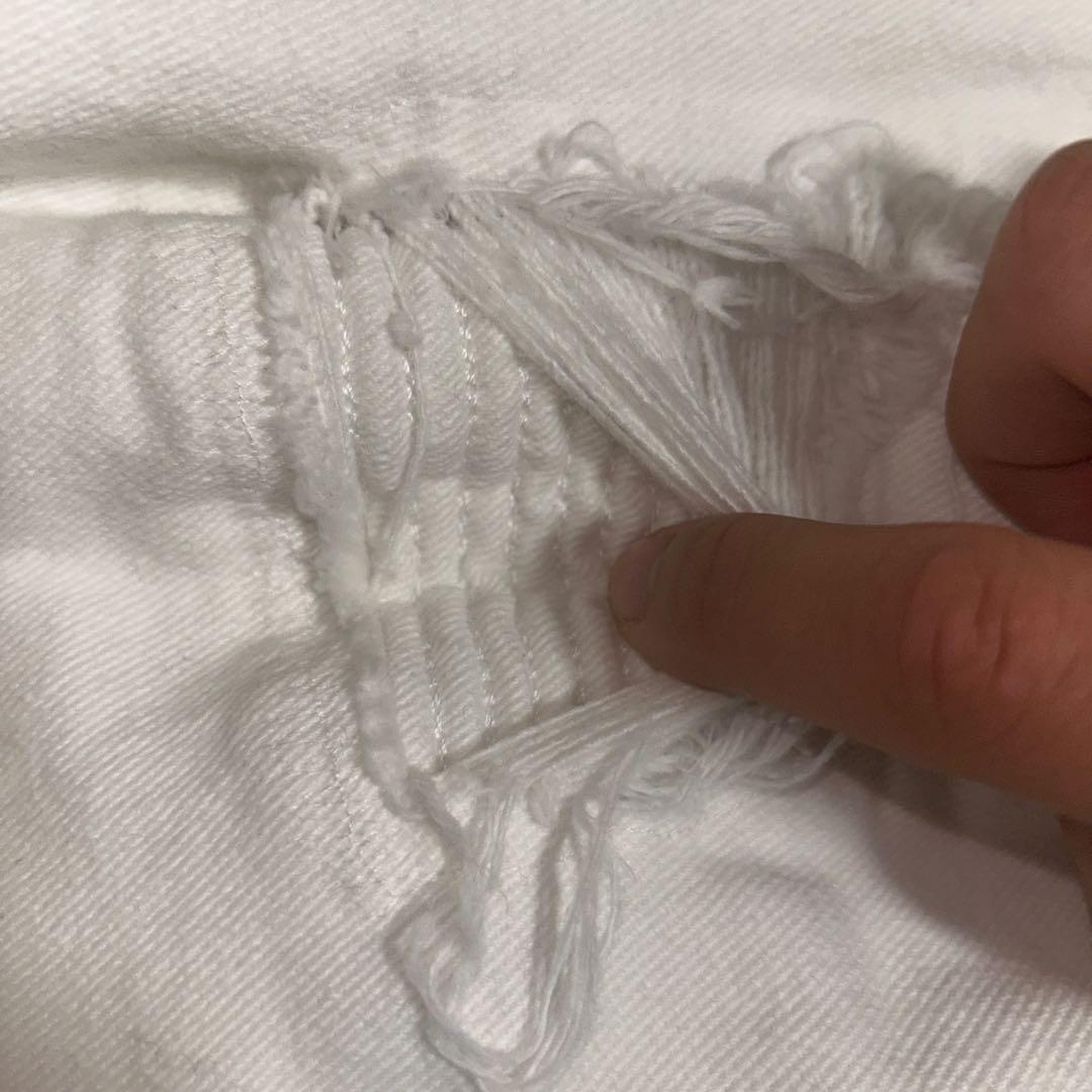 スリムフィットパンツ アミリ ミニマル パープル スビ