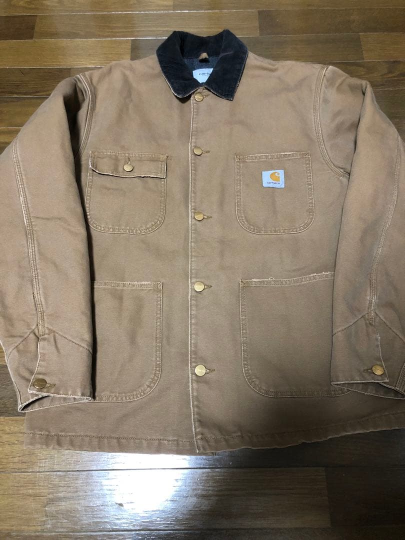 即決 美品 カーハート WIP OG チョアコート S