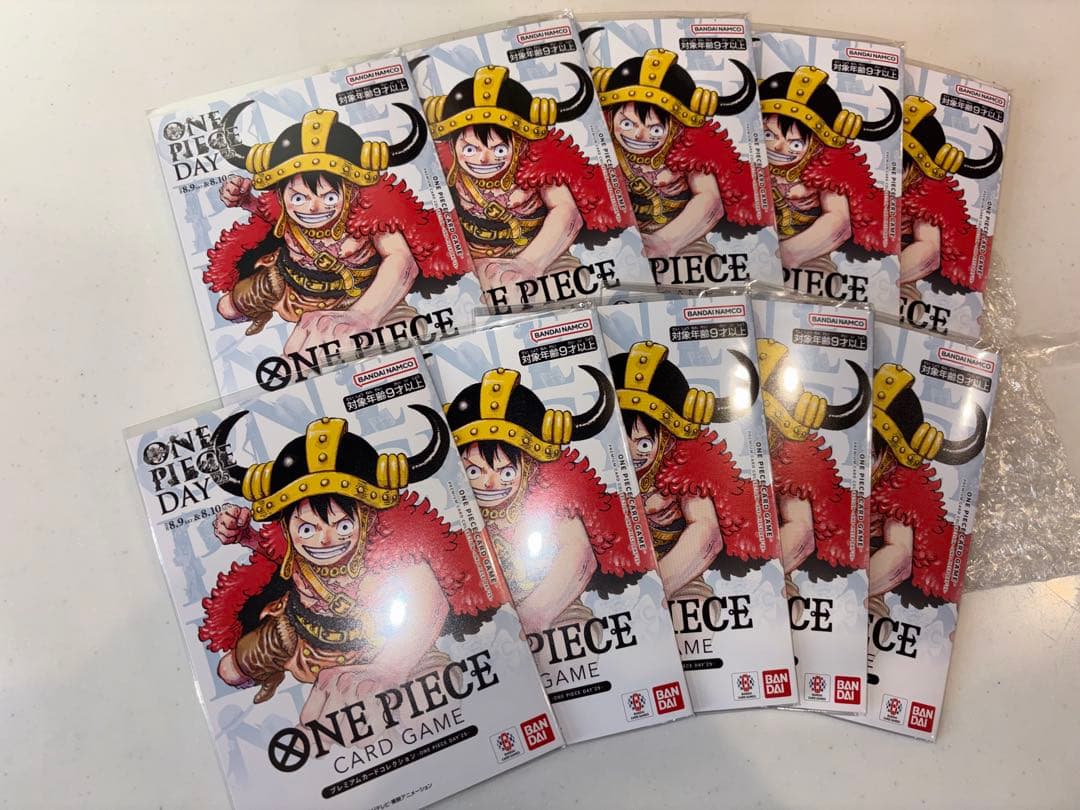 新品未開封　プレミアムカードコレクション　ワンピースデイ2025 10セット