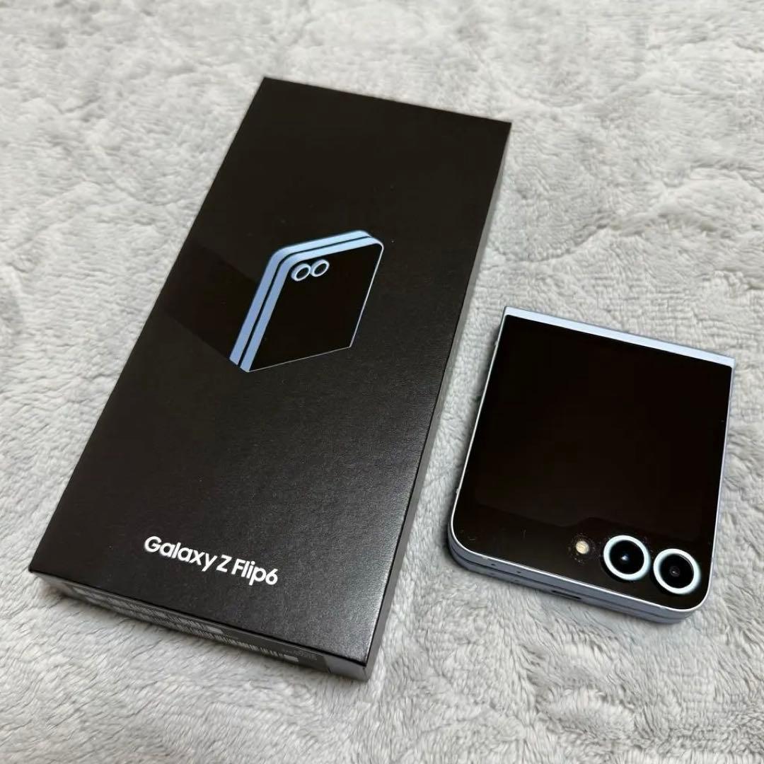 Galaxy ZFlip6 256GB ブルー Z SIMフリー