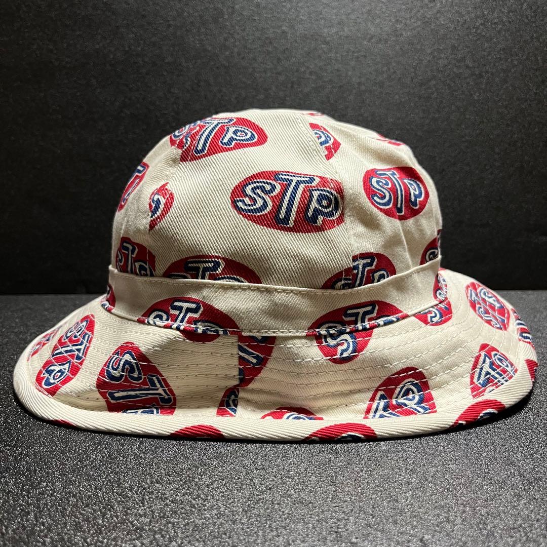 stp USA製 総柄ハット デッドストック品 バイカー made in usa