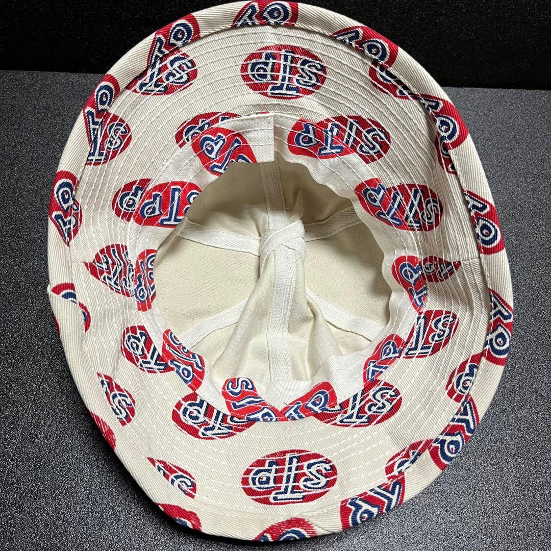 stp USA製 総柄ハット デッドストック品 バイカー made in usa