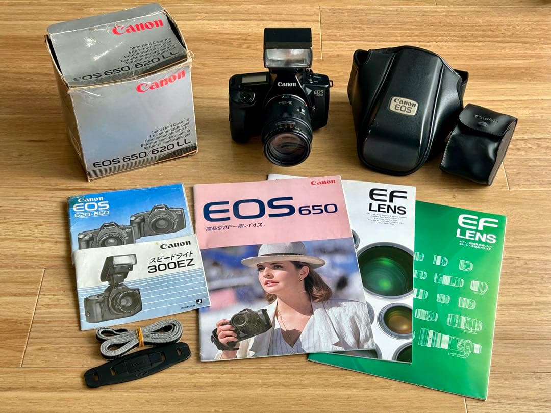 Canon EOS 650 レンズ35-105mm スピードライトEZ300