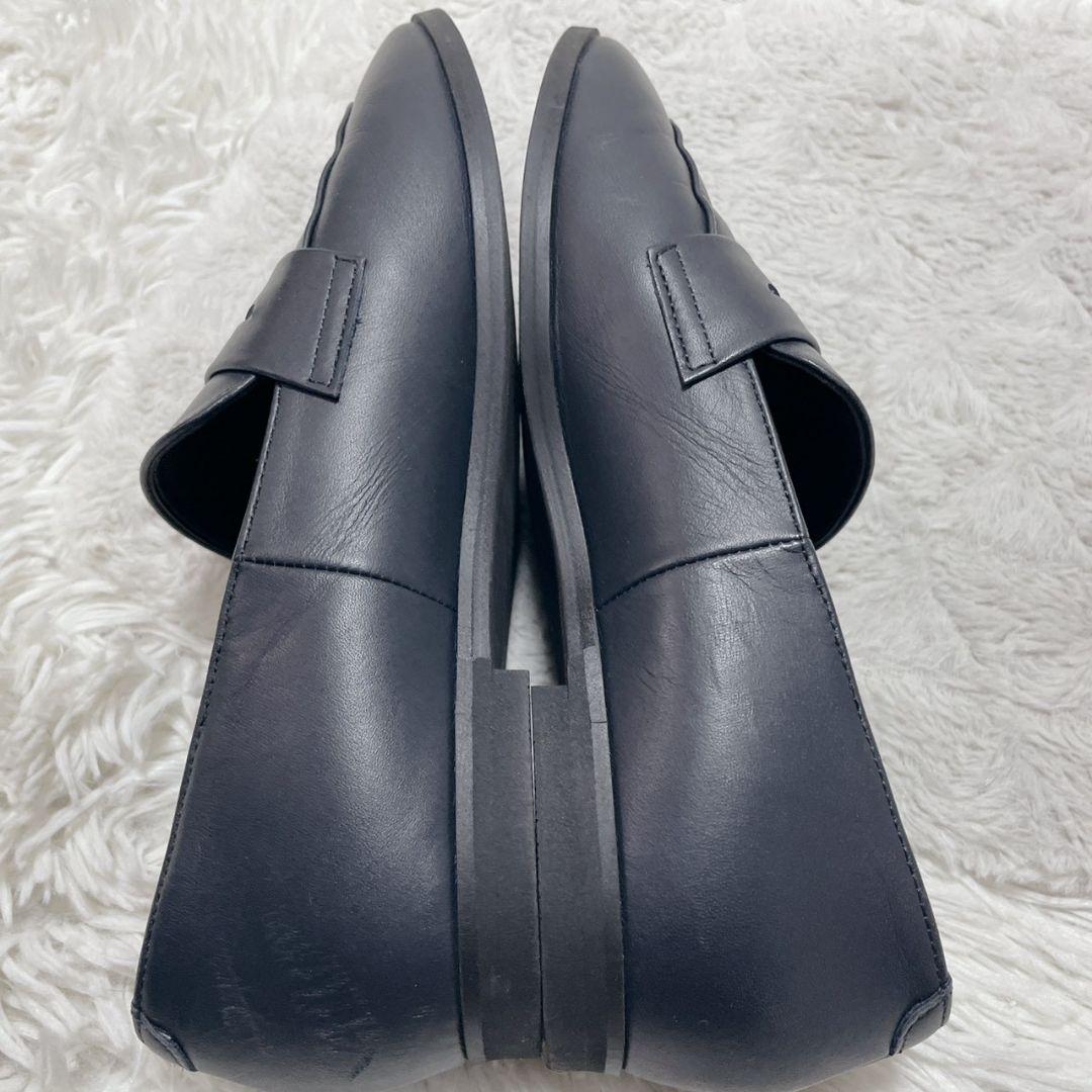 DHYANA ネイビー ローファー 24.0cm フォーマル レディース