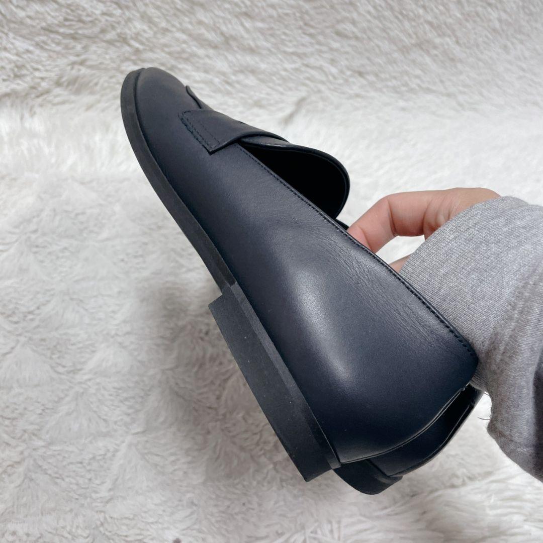 DHYANA ネイビー ローファー 24.0cm フォーマル レディース