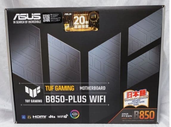 ASUS TUF GAMING B850-PLUS WIFI マザーボード