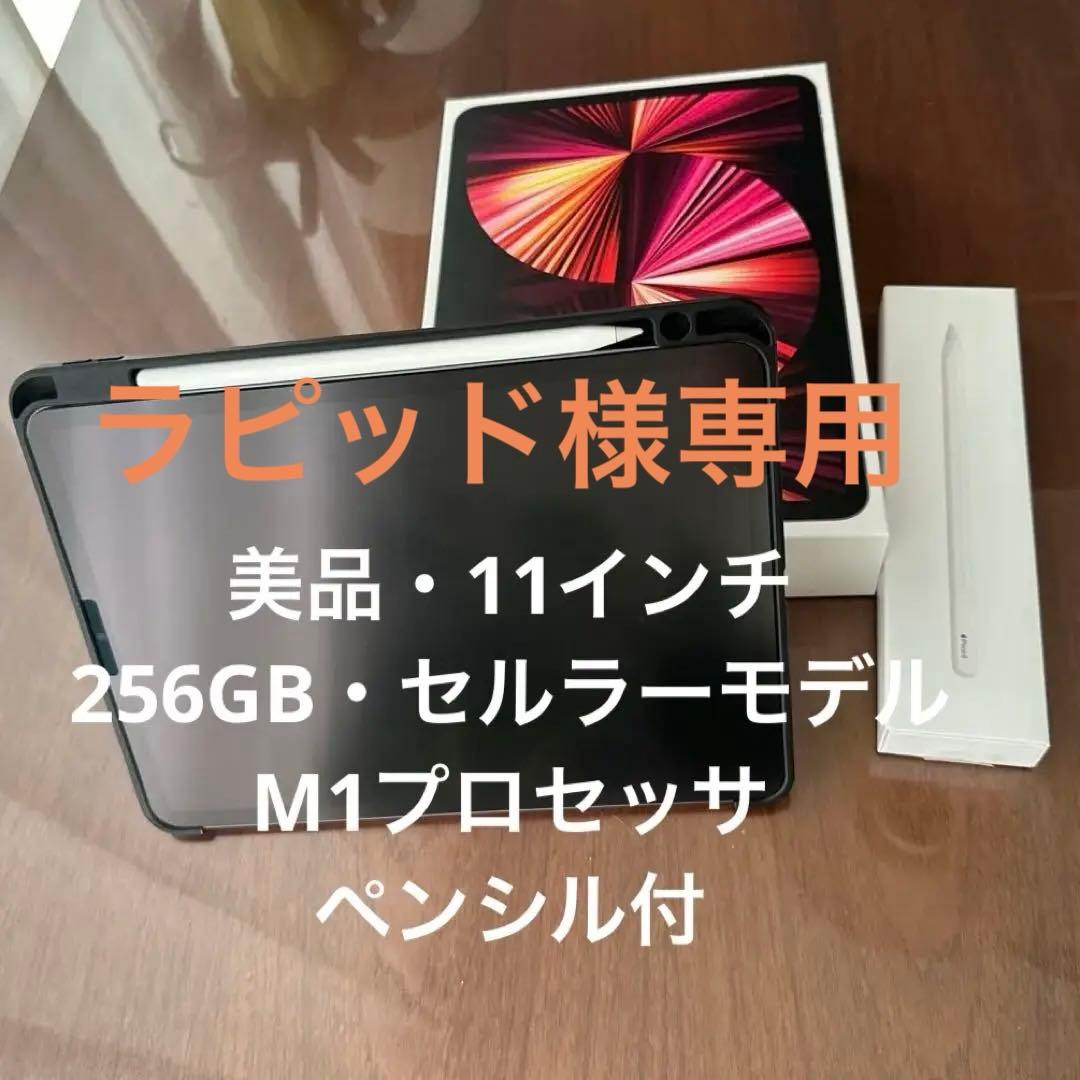 iPad Pro 11 256GB 3世代 M1 セルラー 本体 Pencil付