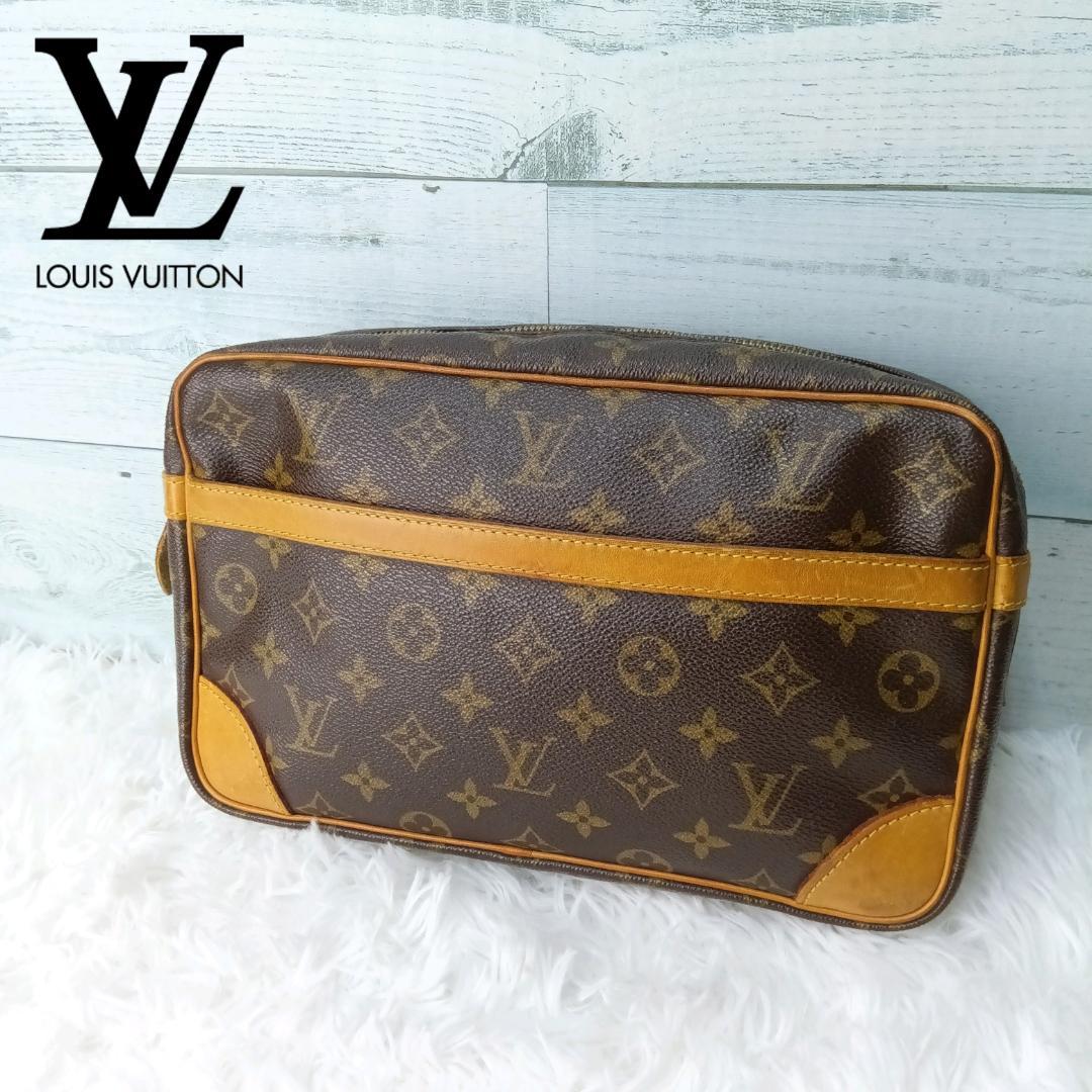 ルイヴィトン クラッチバッグ モノグラム ロゴ ブラウン コンピエーニュ28