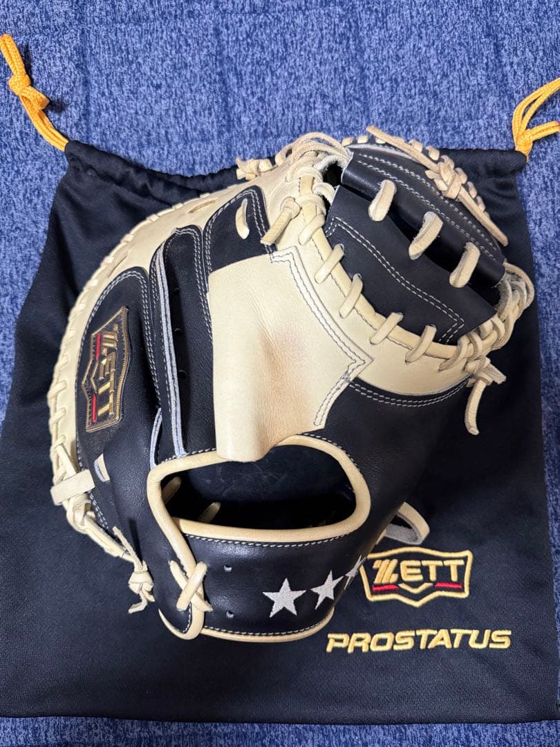 ZETT プロステイタス 軟式オーダー キャッチャーミット 森モデル