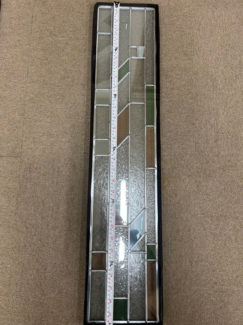 ステンドグラスパネル　幾何学模様