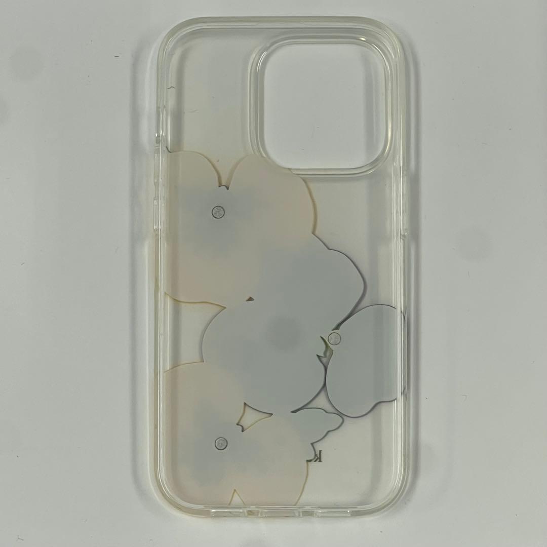 ☆美品☆ iPhone14ProケースKATE SPADE クリア KA543