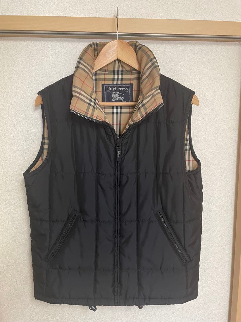 Burberry バーバリー ブラック キルティング ベスト 38