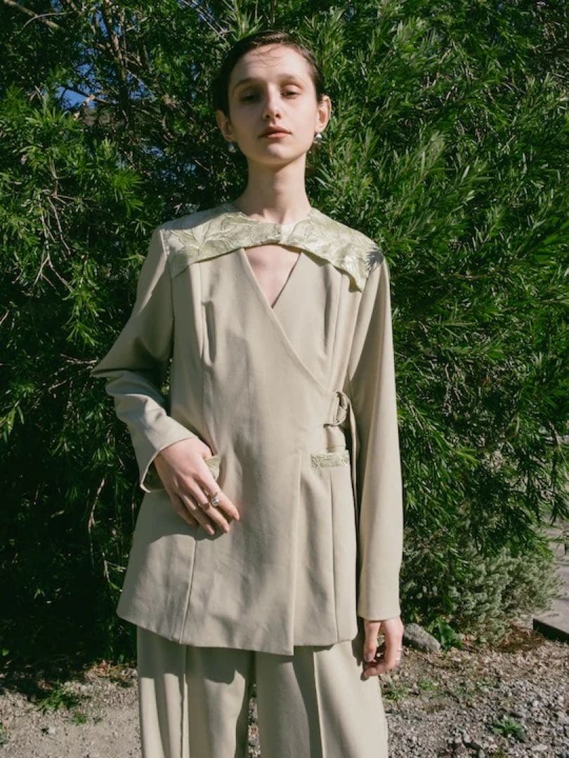 ジャケット・アウター MARTE sahara Collar Design Jacket