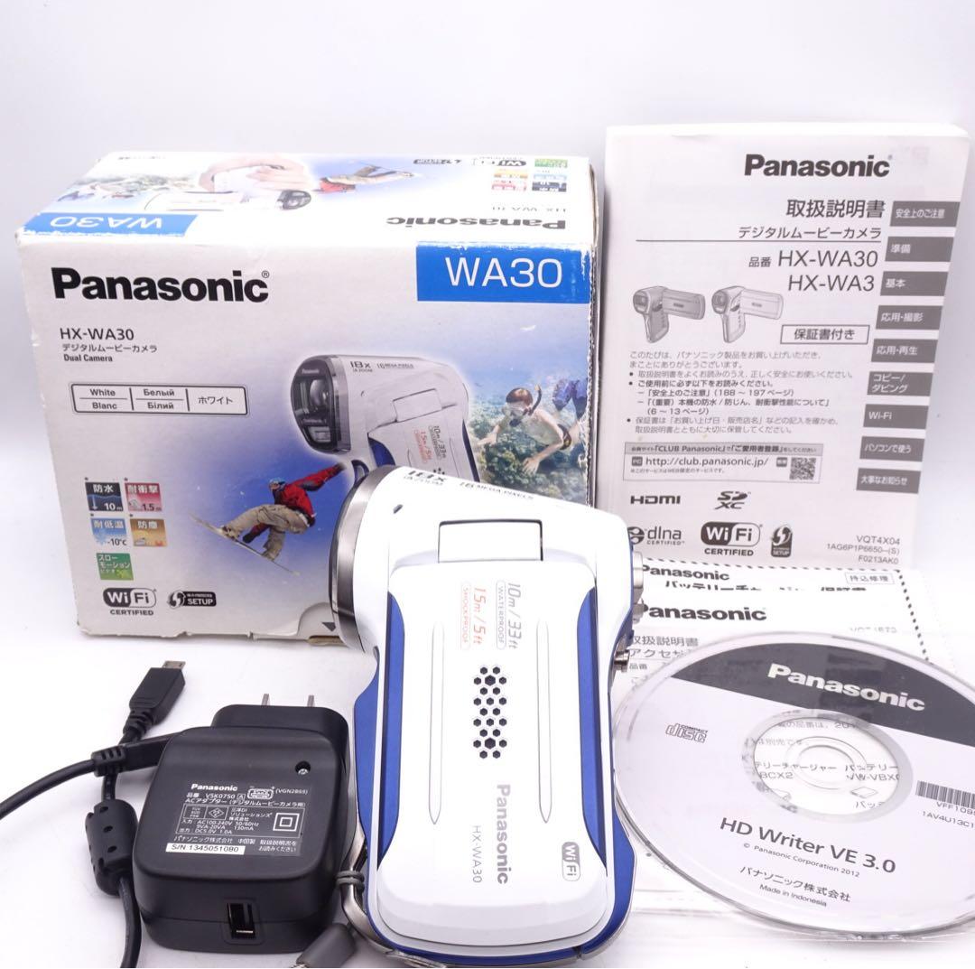 【動作確認済】 Panasonic HX-WA30 ハンディカム 付属品多数