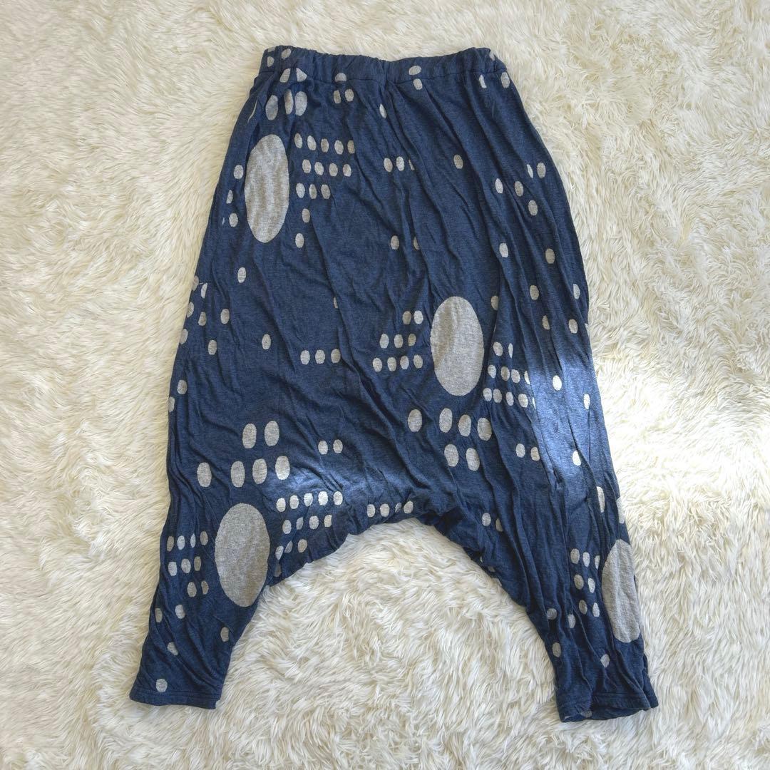 慈雨 センソユニコ 変形デザイン サルエルパンツ ランダムドット 近年 40