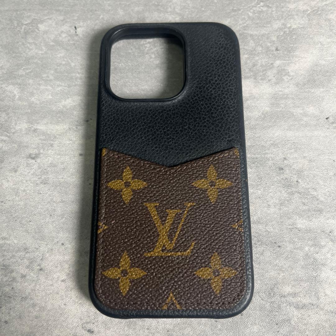 【美品】 ルイ ヴィトン iPhoneケース 15pro バンパー モノグラム